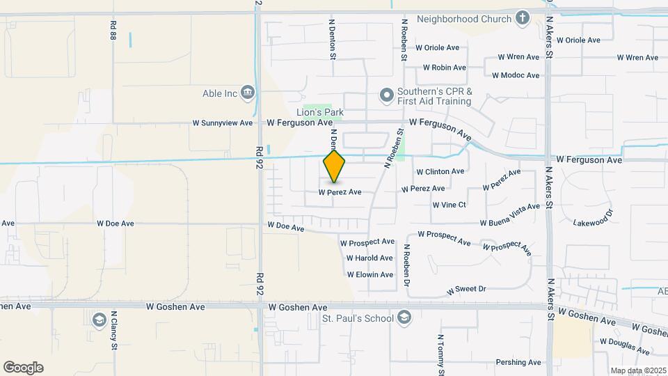 6402 W Perez Ave Map and Location Details
