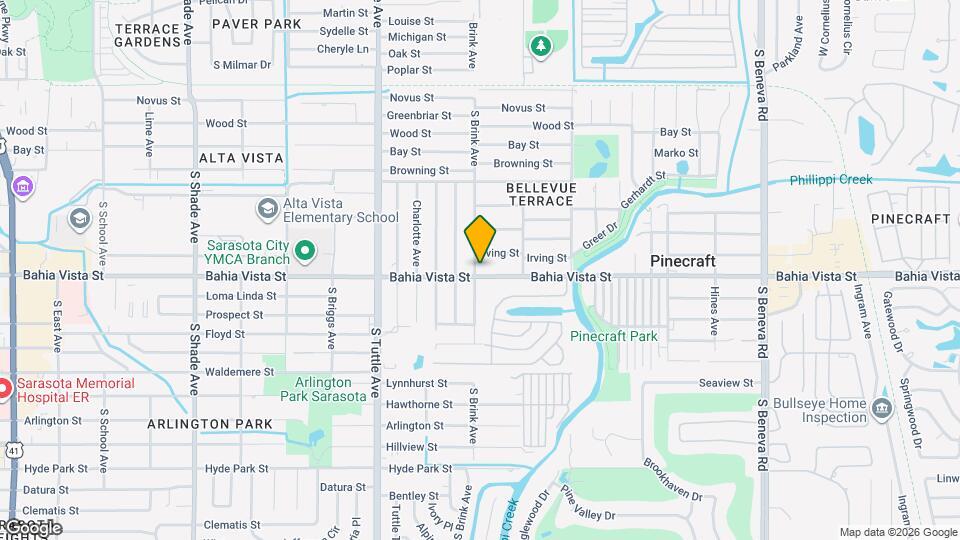 1161 S Brink Ave Map and Location Details