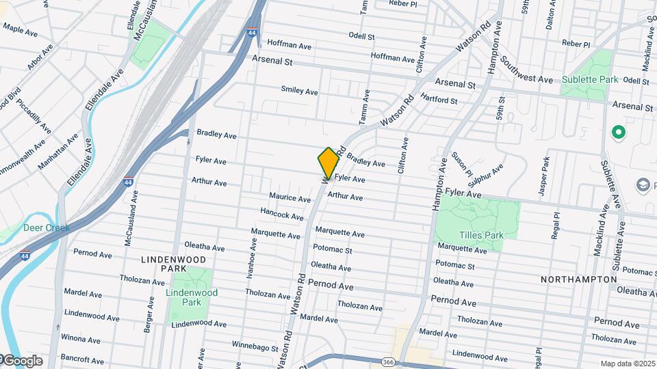 3308 Watson Rd Map and Location Details