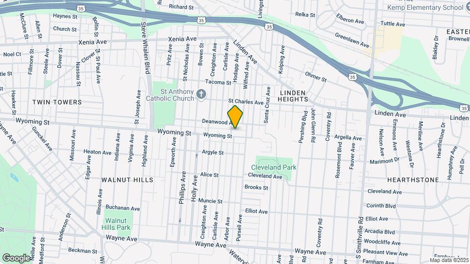 2307 Wyoming St Mapa y Detalles de la Ubicación