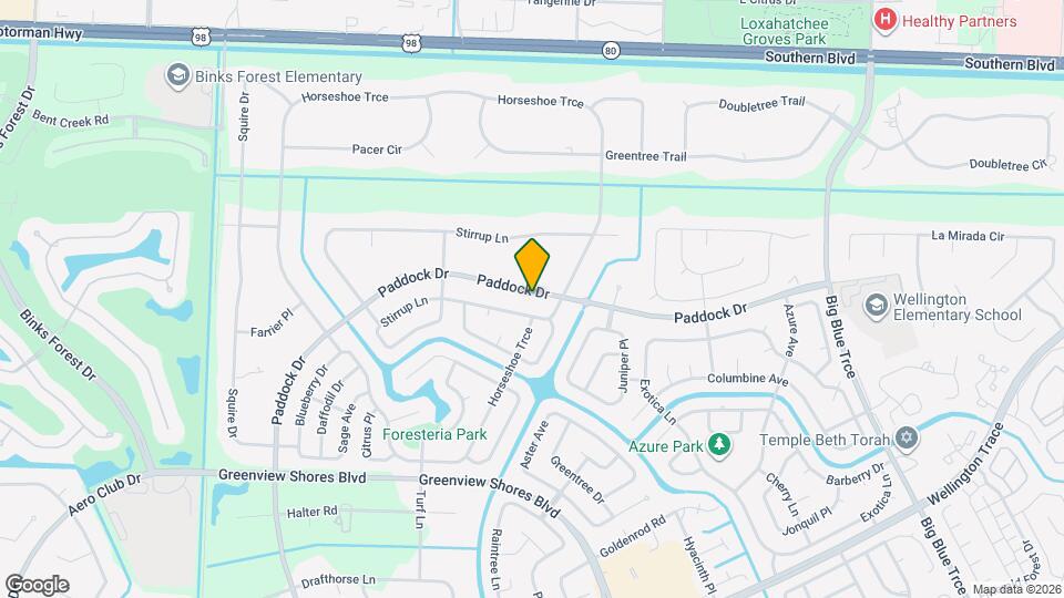 14248 Paddock Dr Map and Location Details