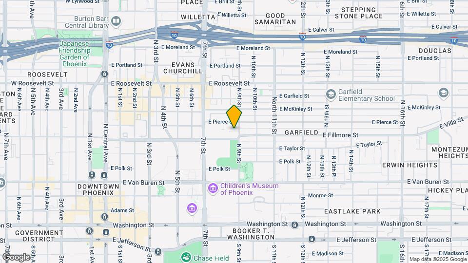 608 North Ninth Street Mapa y Detalles de la Ubicación