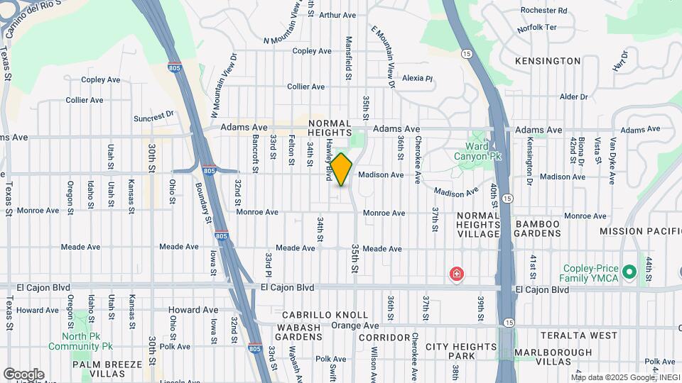 35th Street Villas Map and Location Details