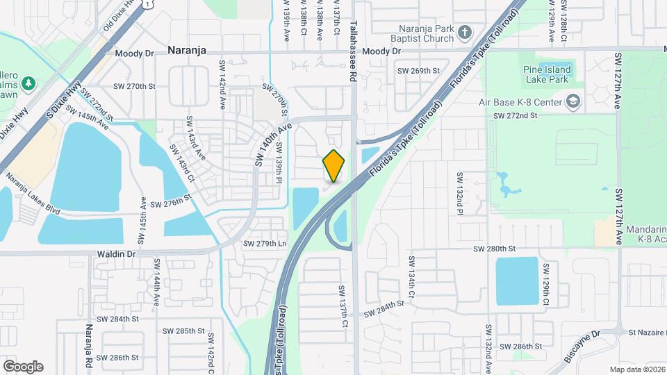 13802 SW 276th St Map and Location Details