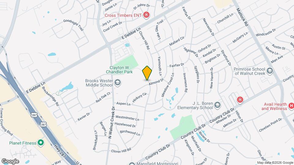 1035 Almond Dr Map and Location Details