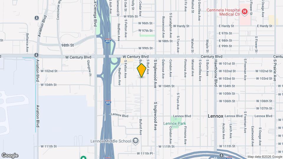 10312 Buford Ave Mapa y Detalles de la Ubicación