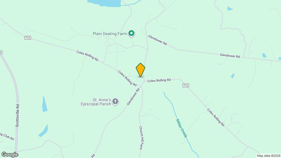 800 Glendower Rd Map and Location Details