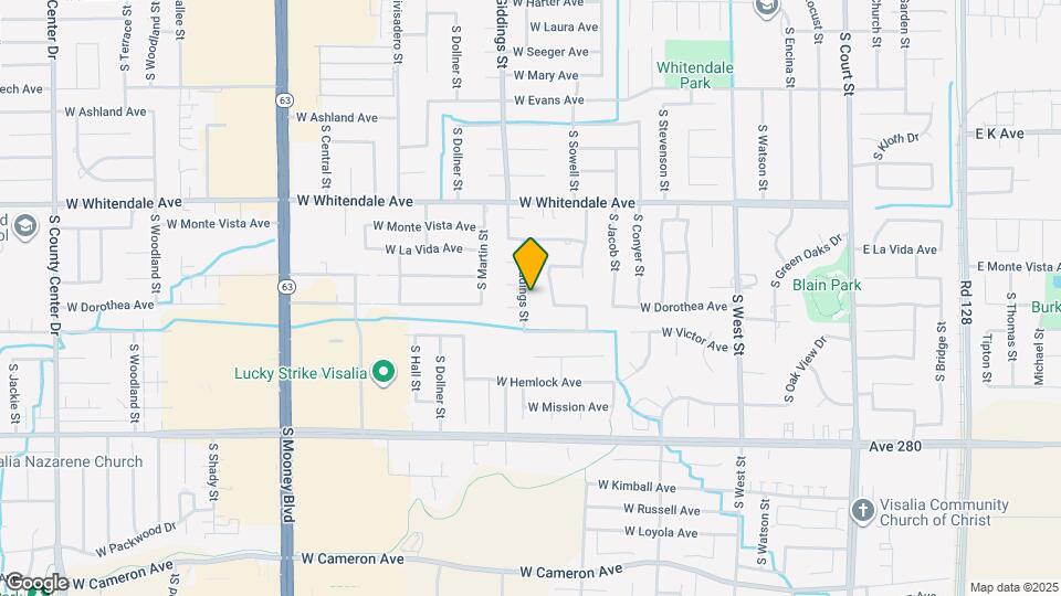 3110 S Giddings St Map and Location Details