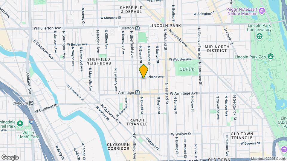 2051 N Bissell St, Unit 2 Mapa y Detalles de la Ubicación