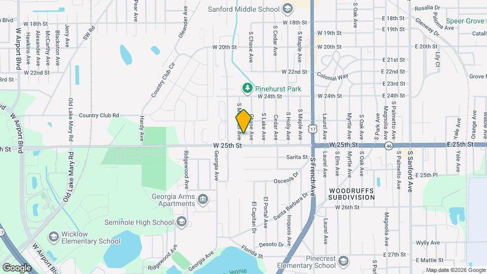 2441 S Marshall Ave Mapa y Detalles de la Ubicación