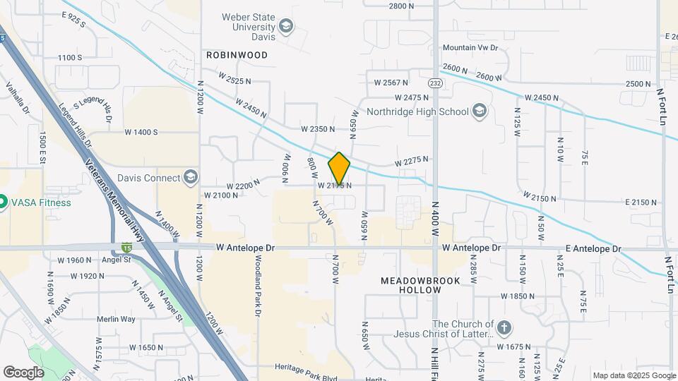 719 W 2175 N Map and Location Details