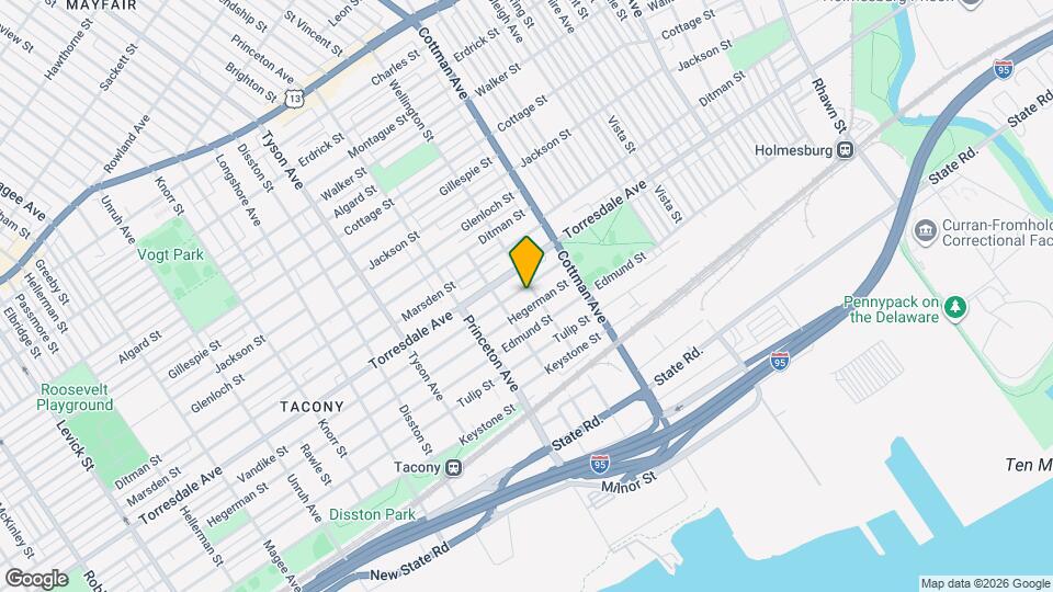 4722 Wellington St, Unit Unit B Map and Location Details