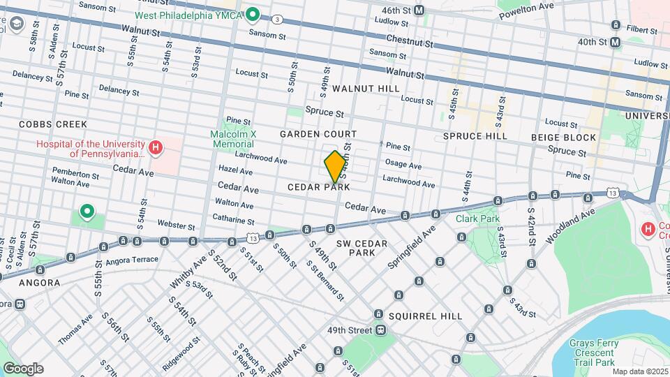 540 S 48th St Map and Location Details