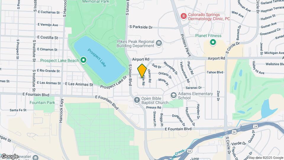 610 Erie Rd Map and Location Details