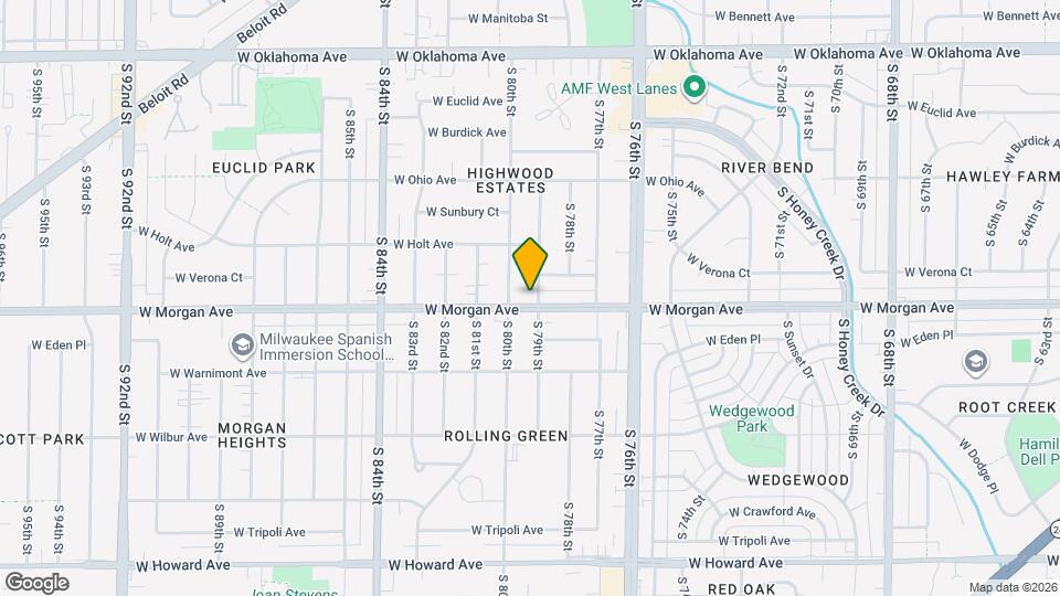 7908 W Morgan Ave, Unit 1 Mapa y Detalles de la Ubicación