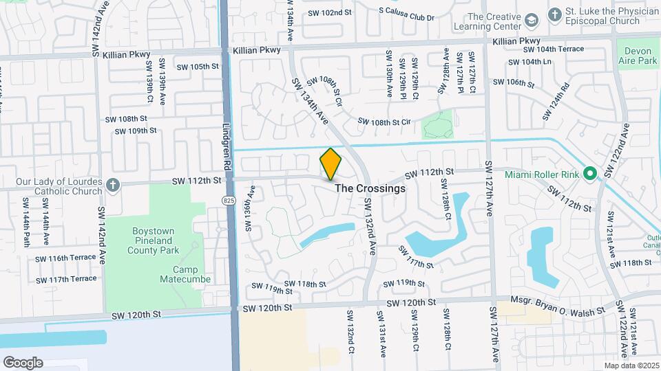 13289 SW 112th Terrace Map and Location Details