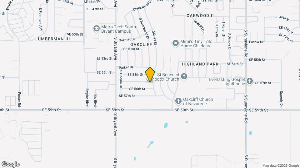 3308 SE 55th St Map and Location Details