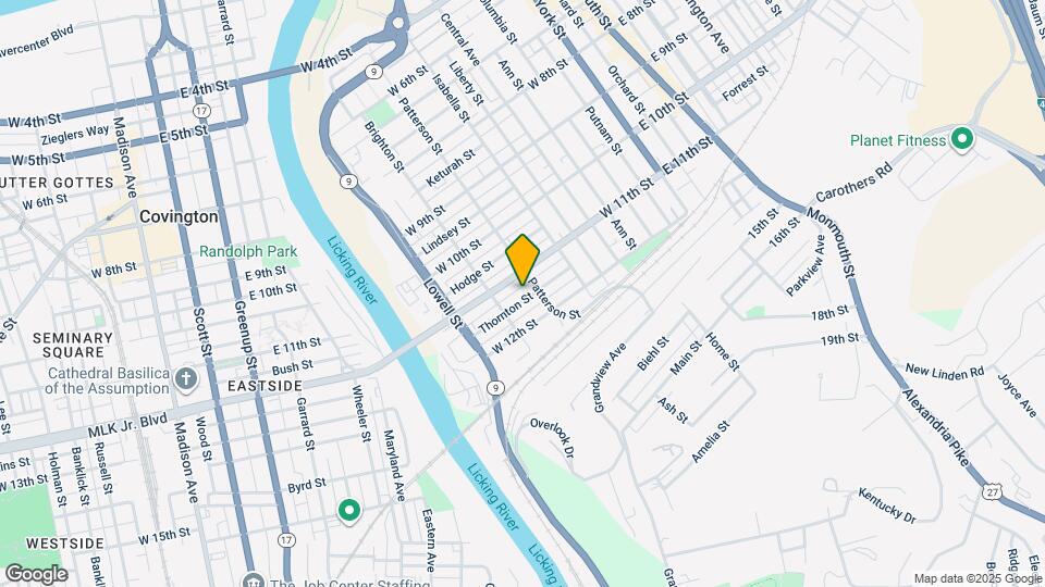 415 Thornton St Mapa y Detalles de la Ubicación