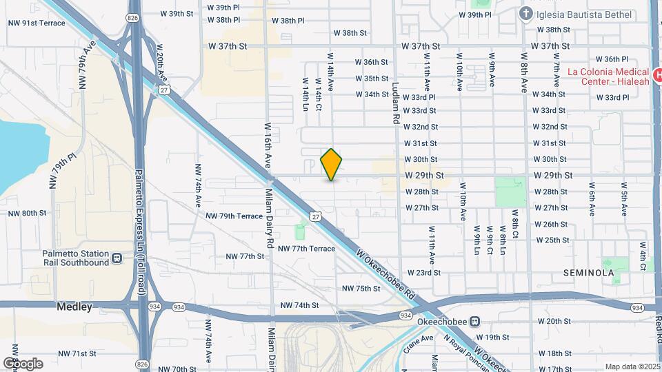 1405 W 28th St Map and Location Details
