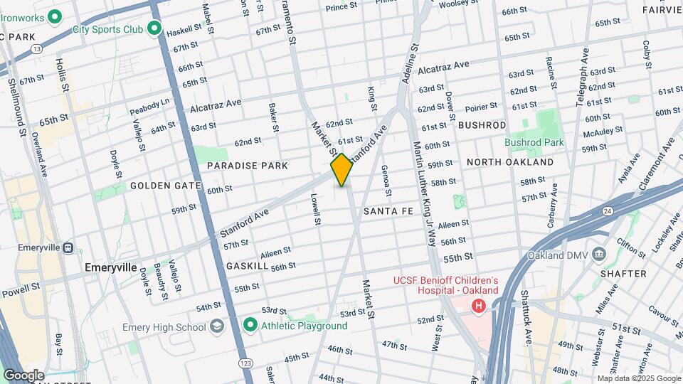 5834 Occidental St Map and Location Details