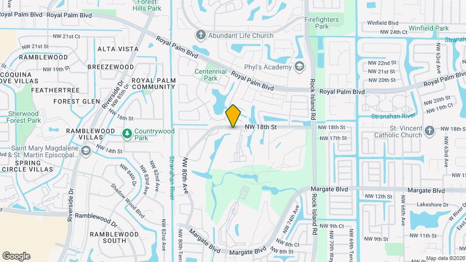 7690 NW 18th St Map and Location Details