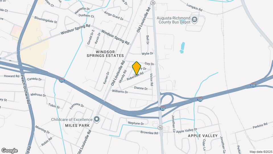 1924 Roberson Rd Map and Location Details