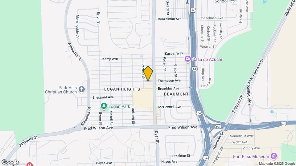 3918 Thomason Ave Mapa y Detalles de la Ubicación