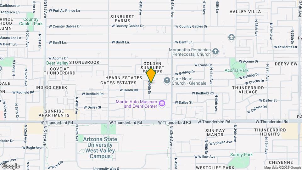 4416 W Watson Ln Map and Location Details