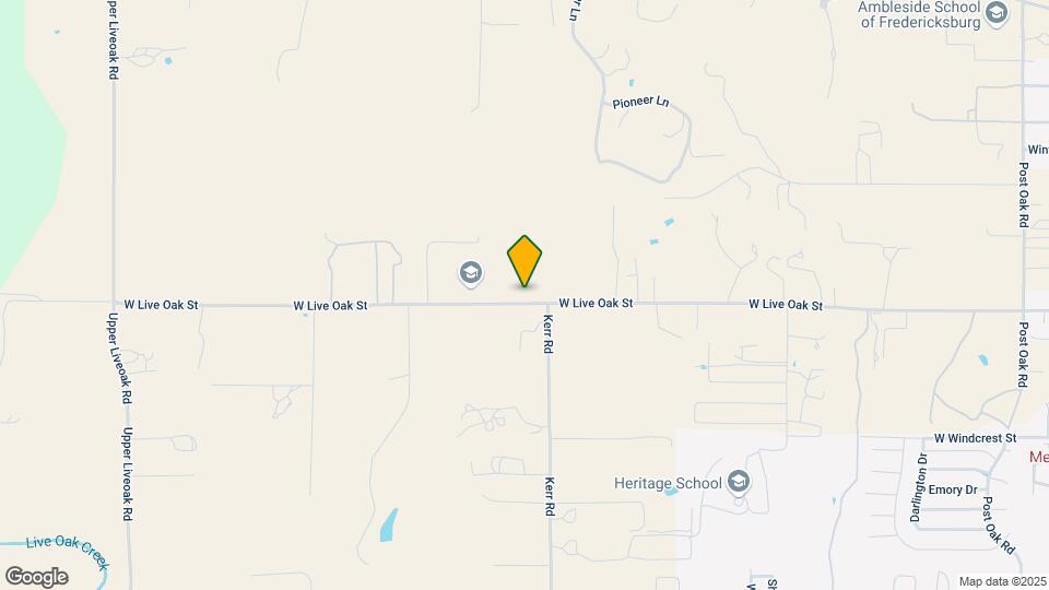 1736 W Live Oak St Map and Location Details