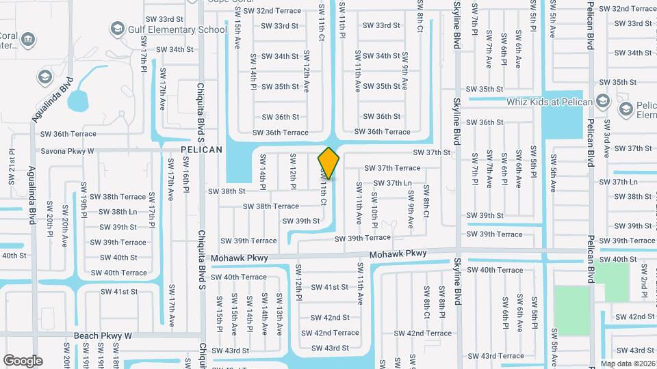 3737 SW 11th Ct Map and Location Details
