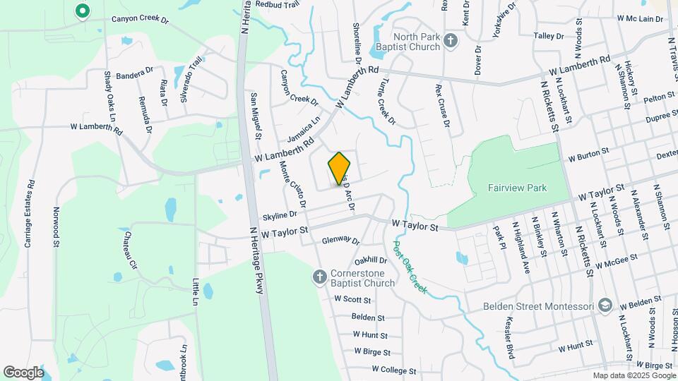 1806 Oak Creek Dr Map and Location Details