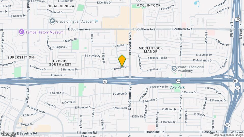 3903 S Butte Ave Map and Location Details