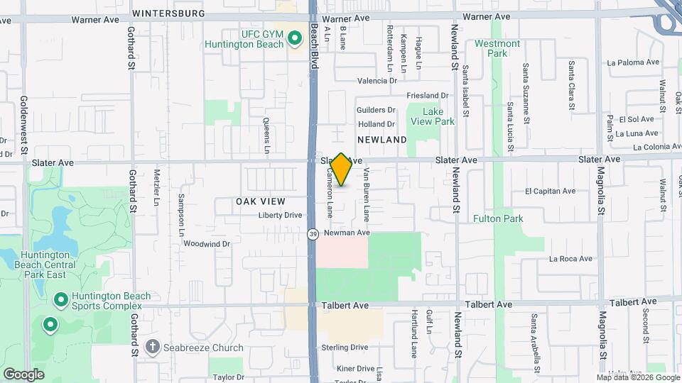 17610 Cameron Lane Map and Location Details