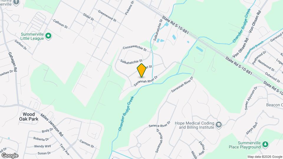 634 Savannah River Dr Map and Location Details