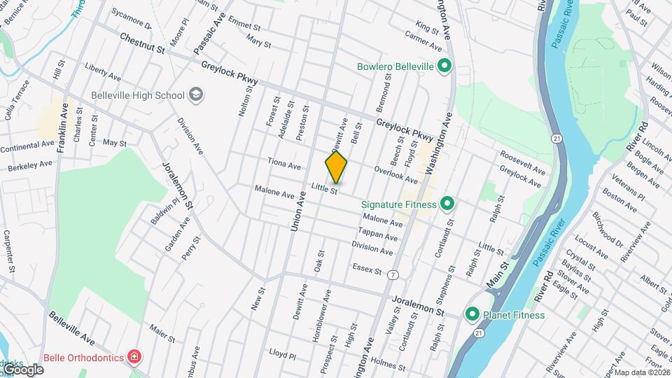 1 Bell St Map and Location Details