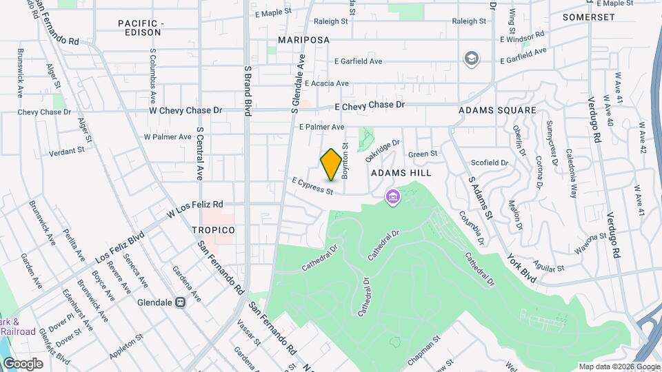 507 E Cypress St Map and Location Details