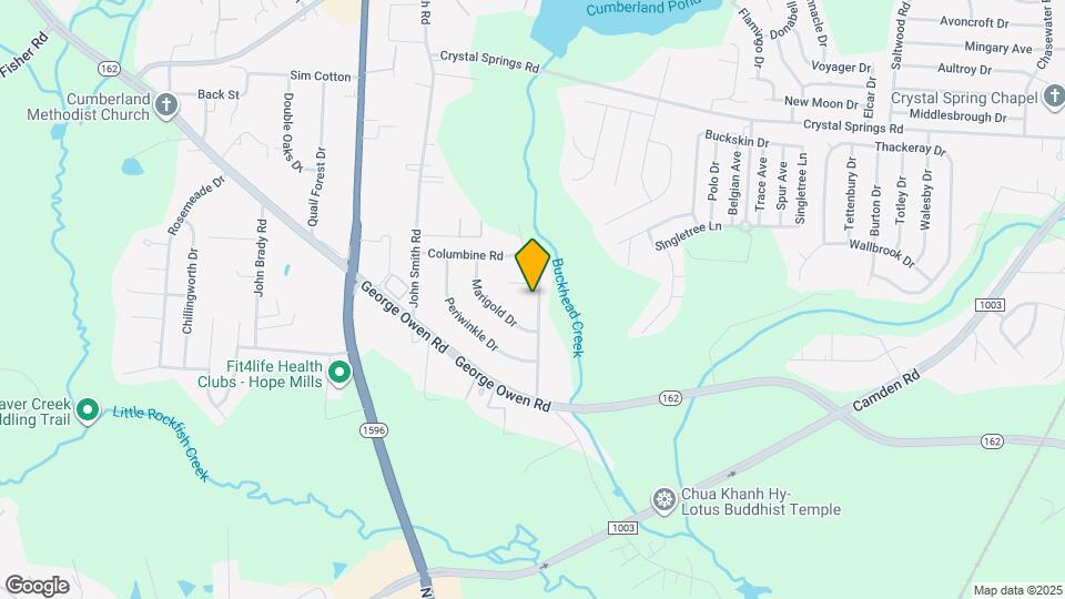 5855 Columbine Rd Map and Location Details