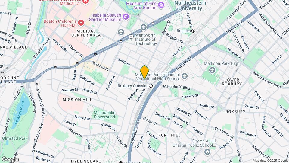 1431 Tremont St, Unit 2 Map and Location Details
