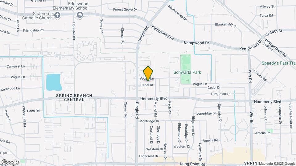 8518 Cedel Dr Map and Location Details
