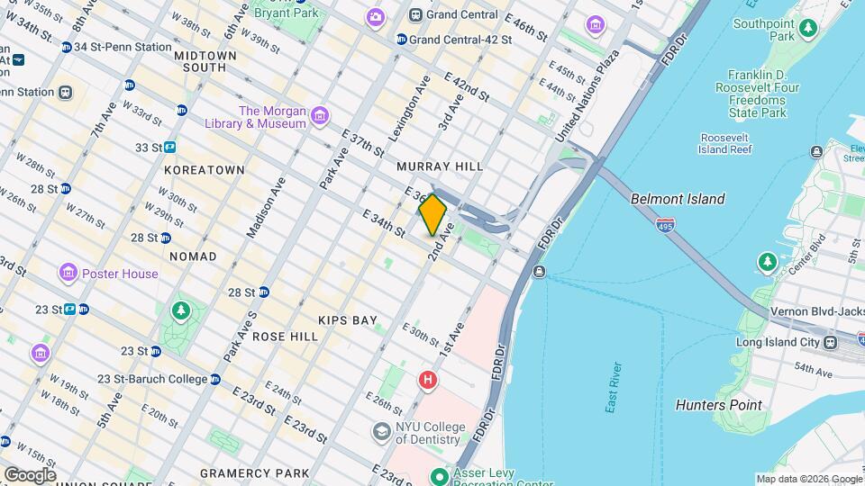 625 2nd Ave Map and Location Details