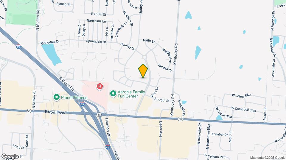 8208 Spring Valley Rd, Unit 8210 Map and Location Details