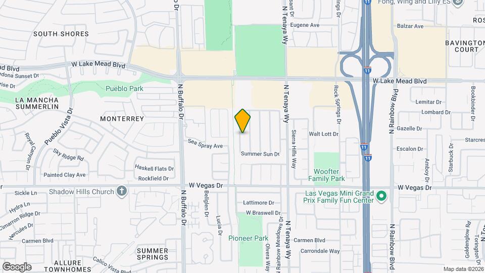 1800 Navajo Lake Way Map and Location Details