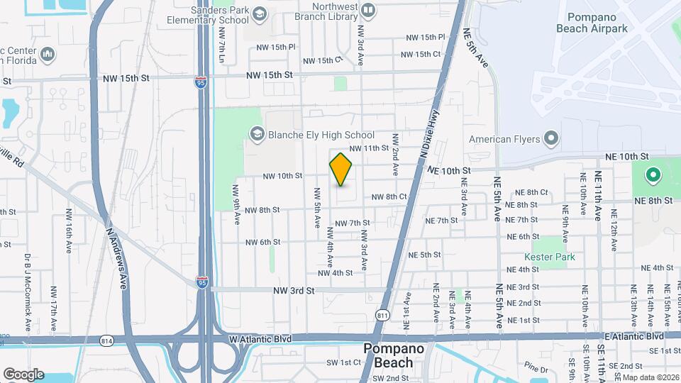 856 NW 3rd Way Map and Location Details