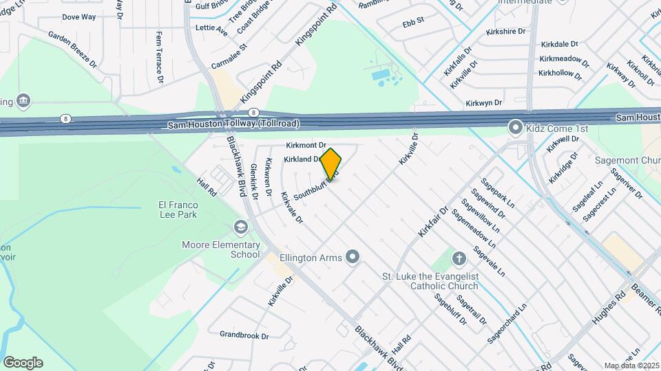 9102 Southbluff Blvd Map and Location Details