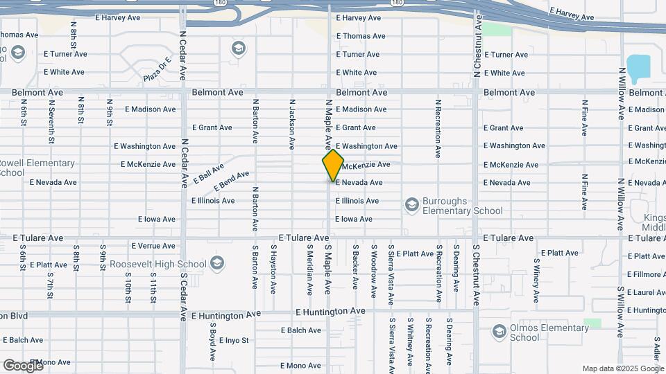 224 N Maple Ave Map and Location Details