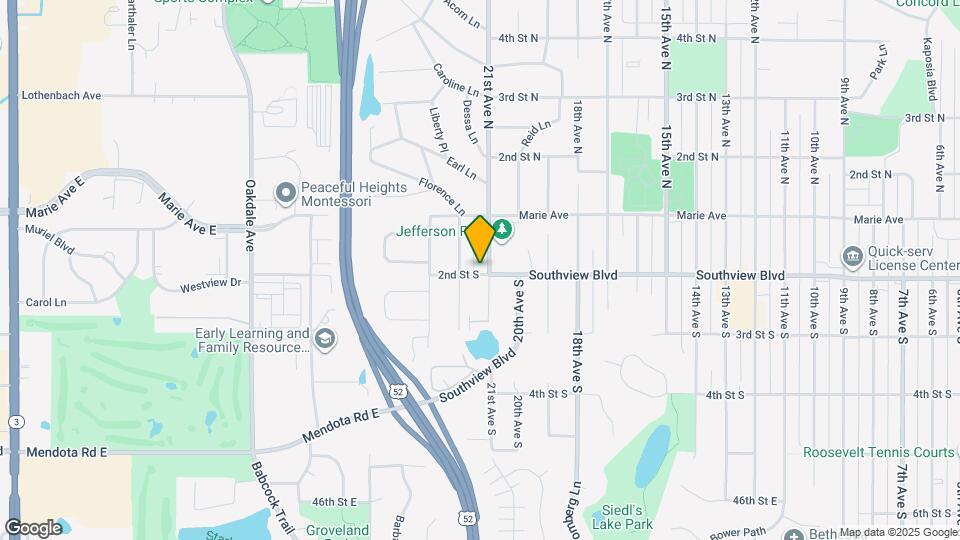 2110 2nd St S Map and Location Details