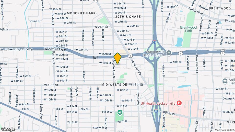 1264 W 18th St Map and Location Details