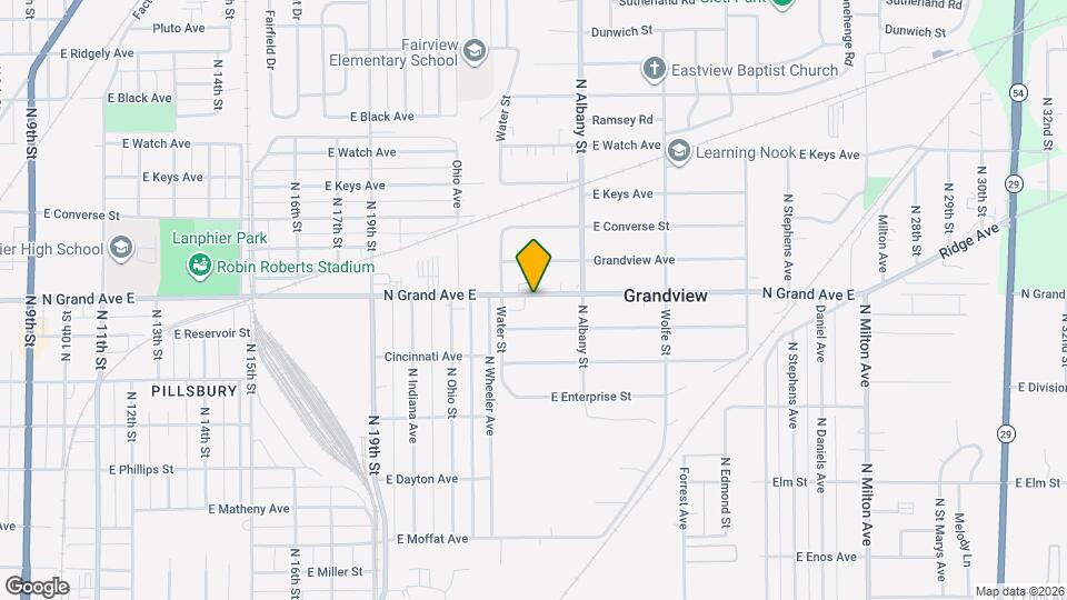 2128 N Grand Ave E Map and Location Details