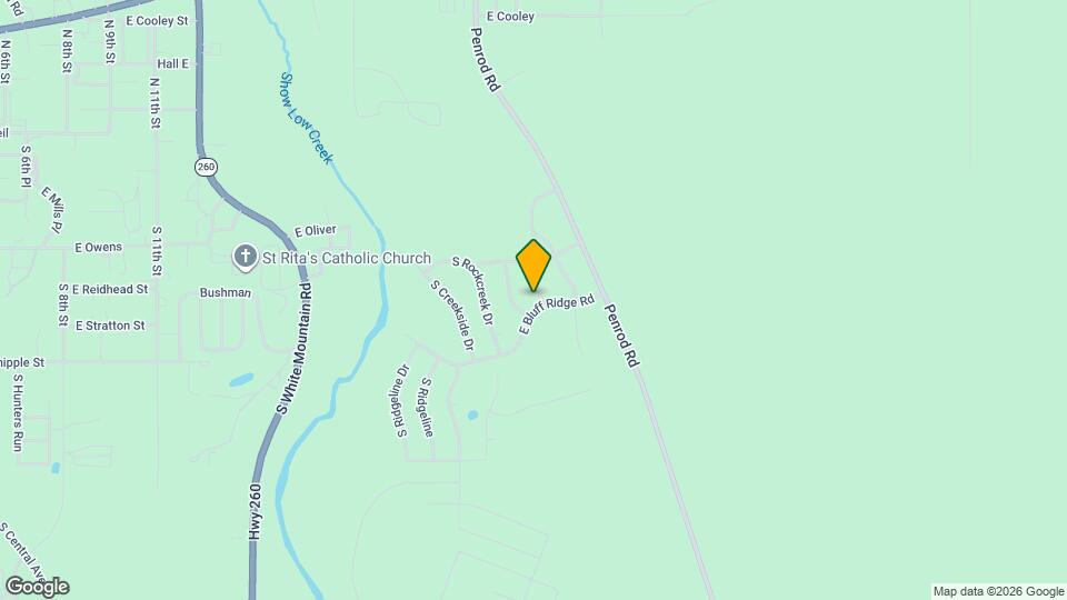 600 S Ridge Dr Map and Location Details