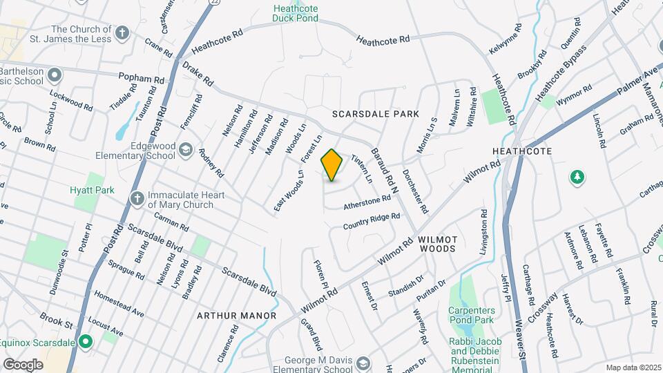 112 Thornbury Rd Map and Location Details